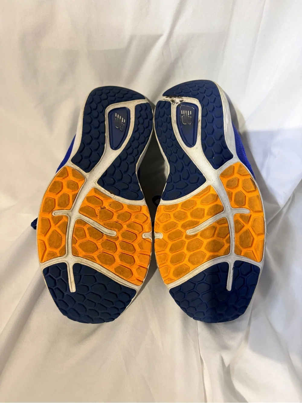 New Balance Men’s Royal Blue Running Sneakers with Yellow Trim
